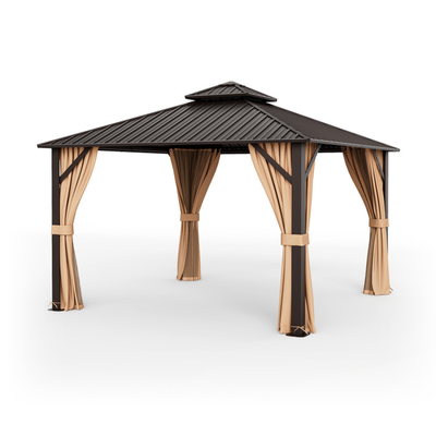 12' x 12' Double-Roof Hardtop Gazebo