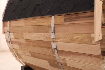 Canadian Red Cedar Outdoor Steam Barell Sauna