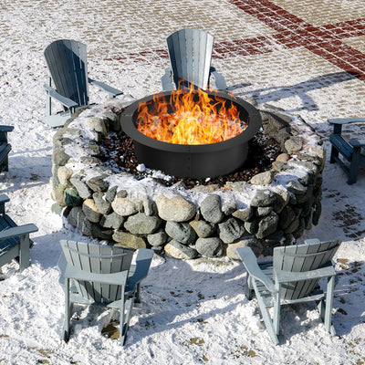 36 inch Round Steel Fire Pit Ring