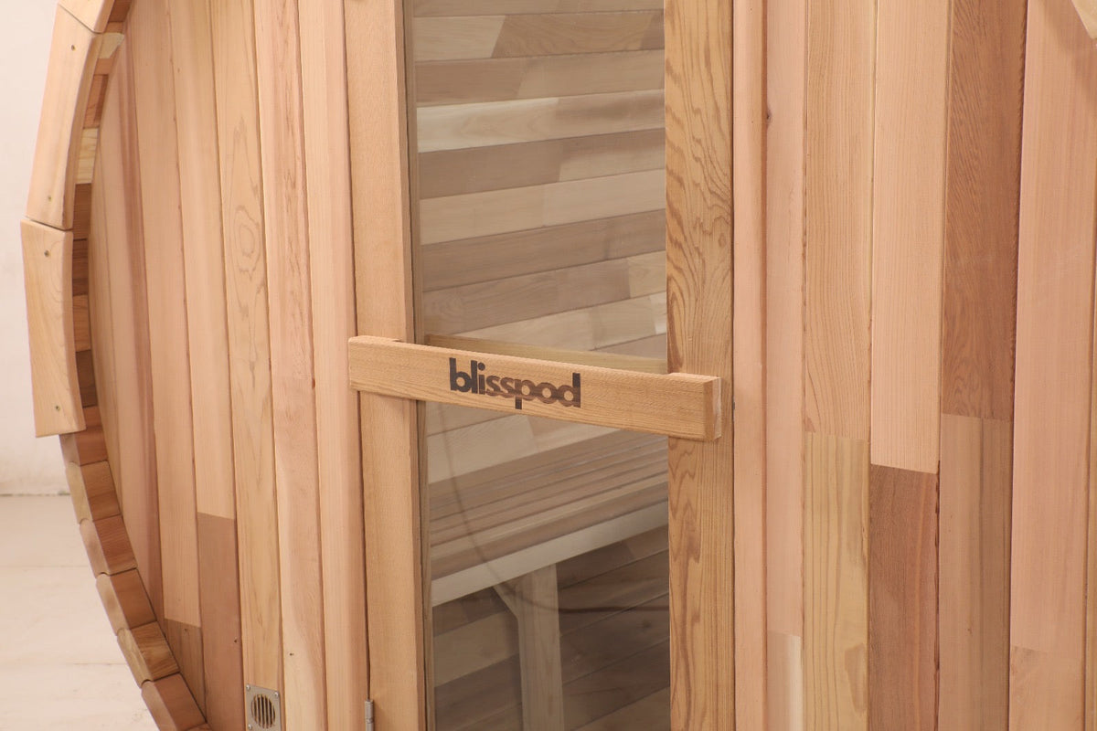 Canadian Red Cedar Outdoor Steam Barell Sauna