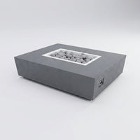 Concrete Fire Pit Table - Rectangular — Studio Shot