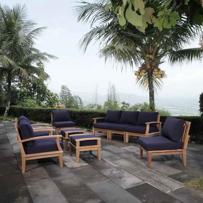 Teak 9-Piece Outdoor Lounge Collection