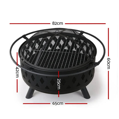 Fire Pit Charcoal Grill Ring