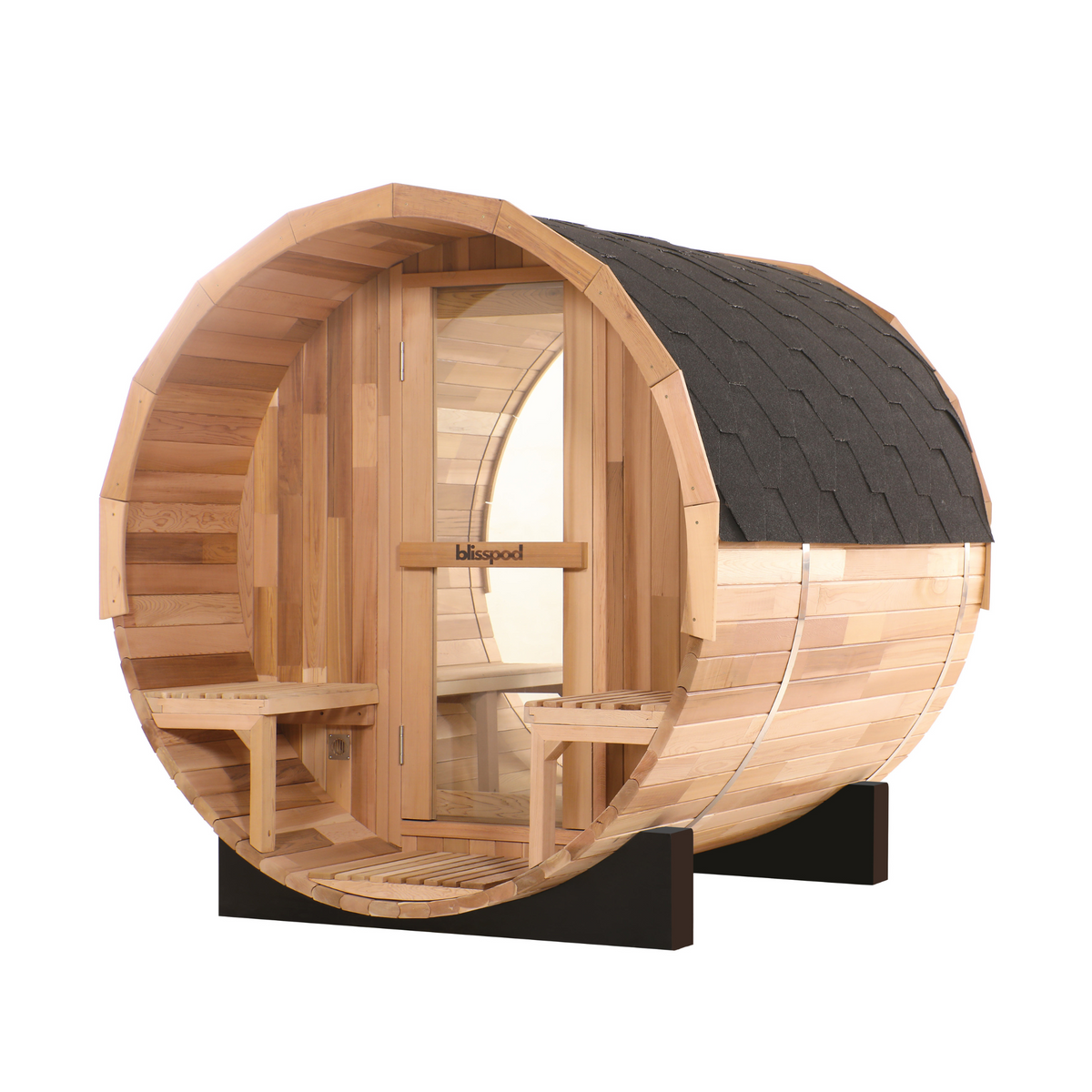 Canadian Red Cedar Outdoor Steam Barell Sauna