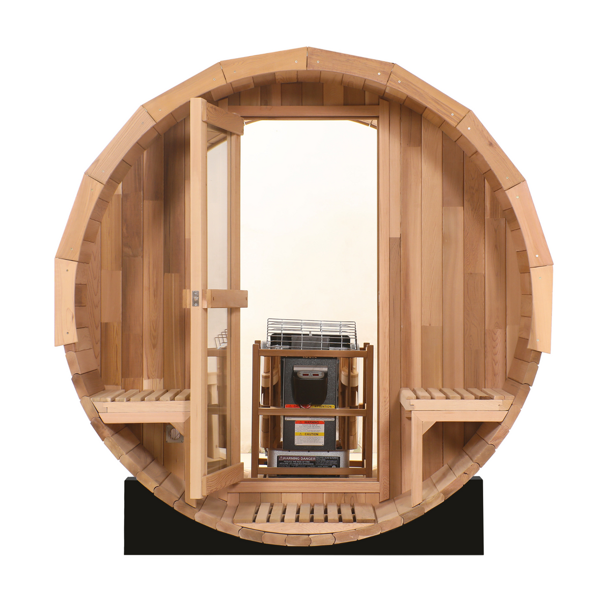 Canadian Red Cedar Outdoor Steam Barell Sauna