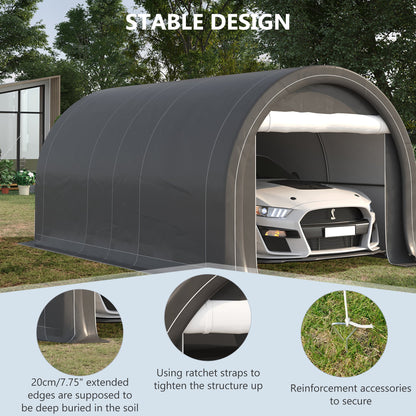 10' x 16' Heavy Duty Carport Garage