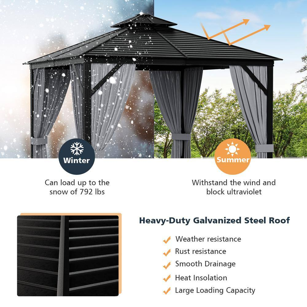 10' x 10' Hardtop Gazebo
