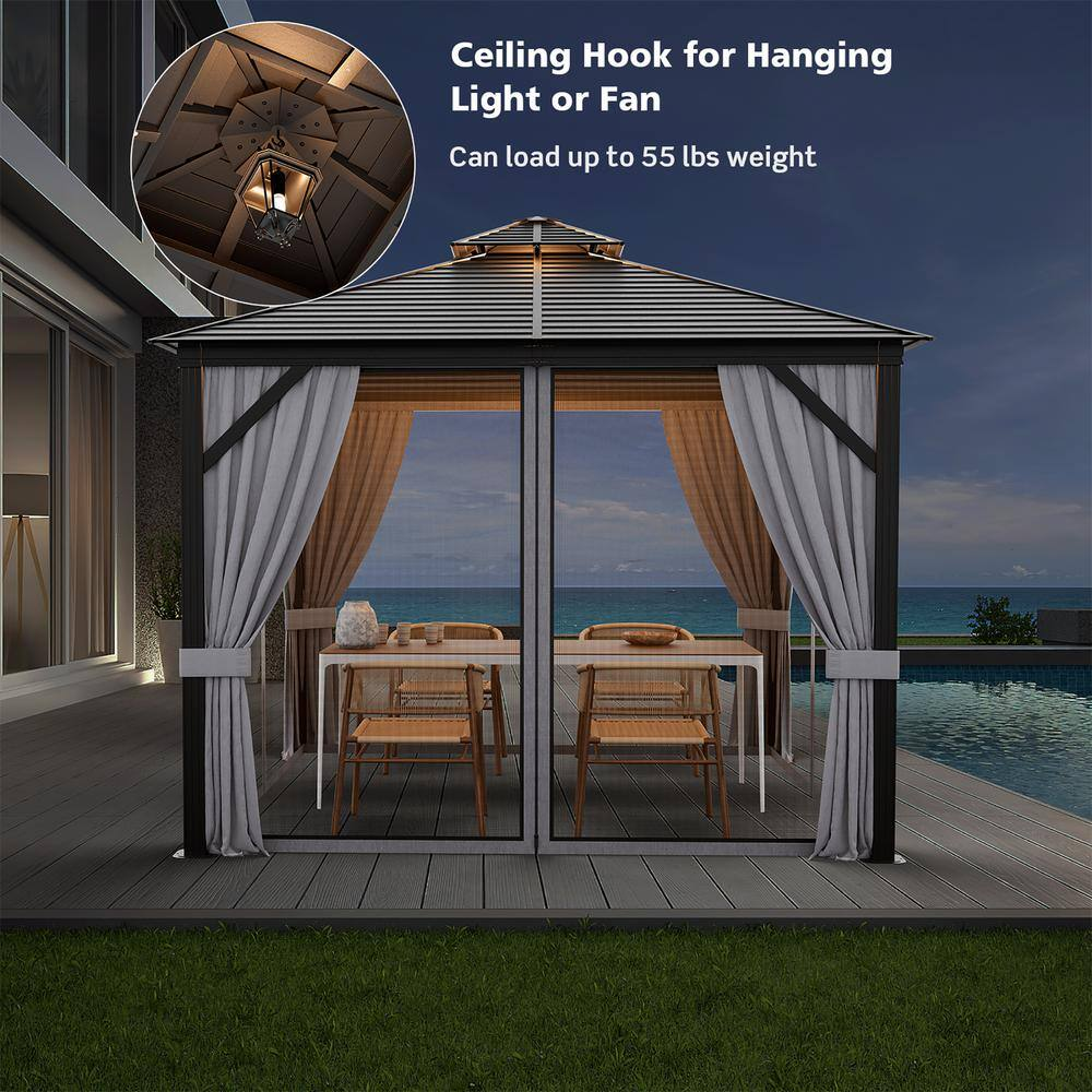 10' x 10' Hardtop Gazebo