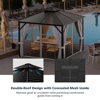 10' x 10' Hardtop Gazebo