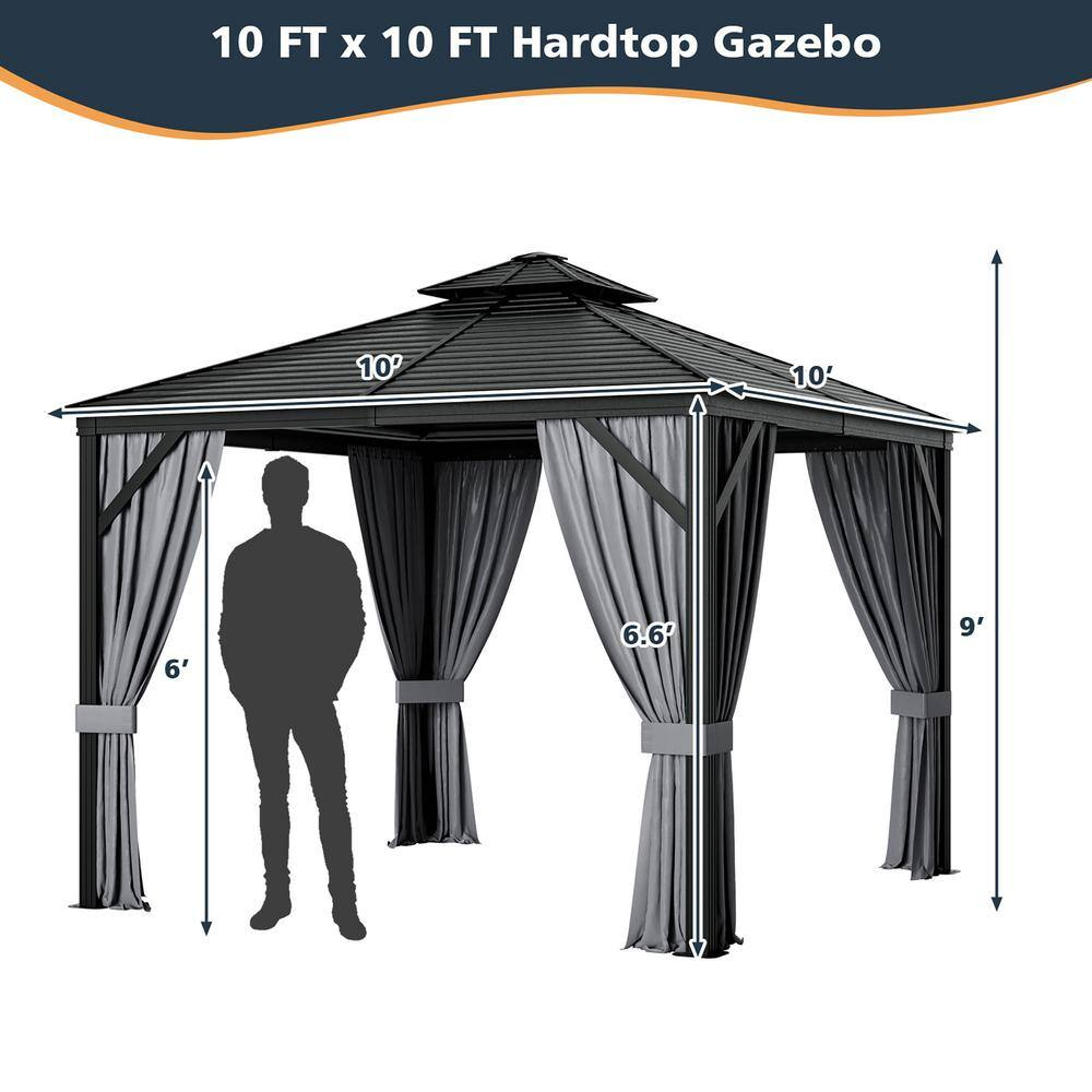 10' x 10' Hardtop Gazebo