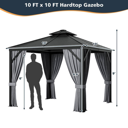 10' x 10' Hardtop Gazebo