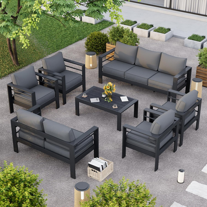 7-Piece Aluminum Patio Furniture Set