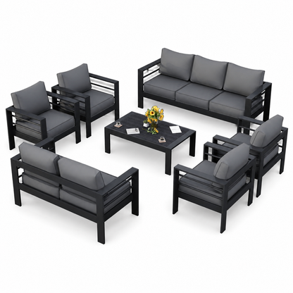 7-Piece Aluminum Patio Furniture Set