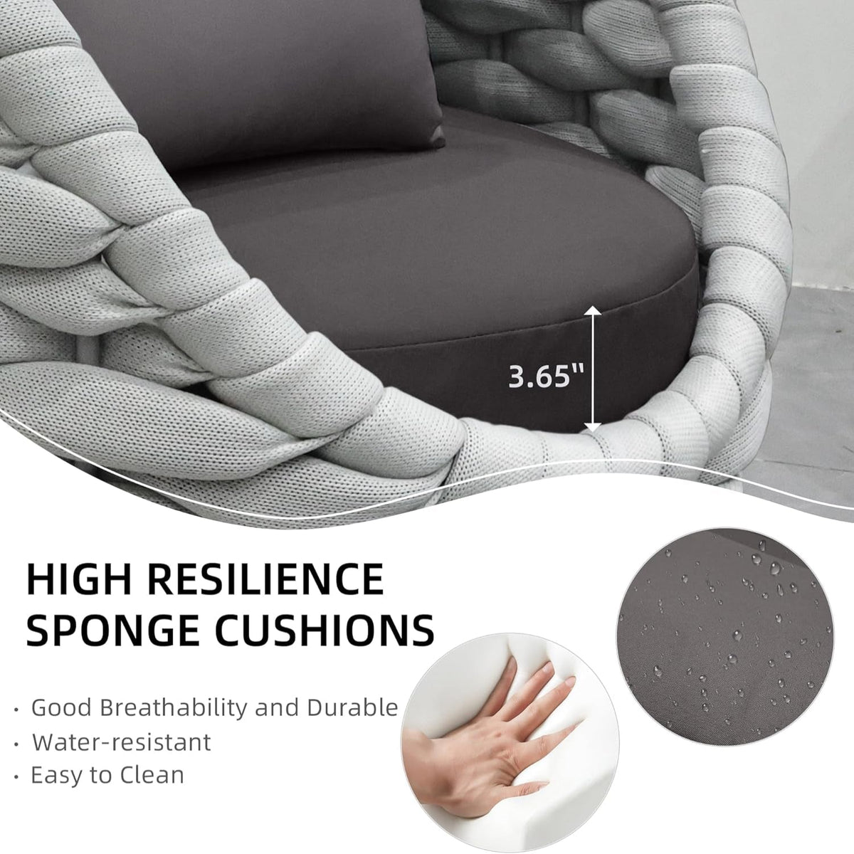 6-Piece Aluminum Outdoor Conversation Set