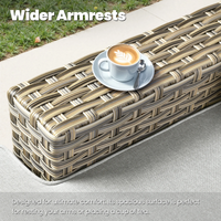 9-Piece Wicker Patio Furniture Set
