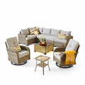 9-Piece Wicker Patio Furniture Set