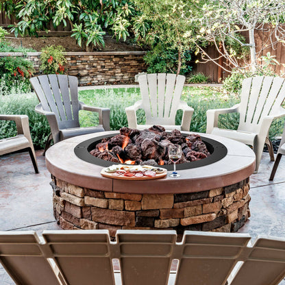 36 inch Round Steel Fire Pit Ring