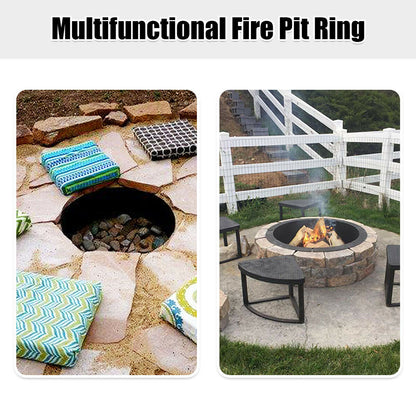 36 inch Round Steel Fire Pit Ring