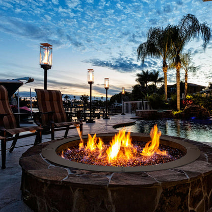 36 inch Round Steel Fire Pit Ring